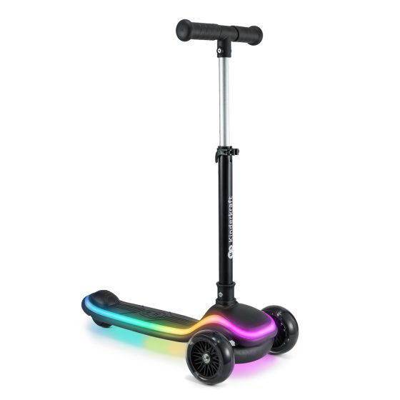 KinderKraft RAKET Trottinette à trois roues à LED Kinderkraft