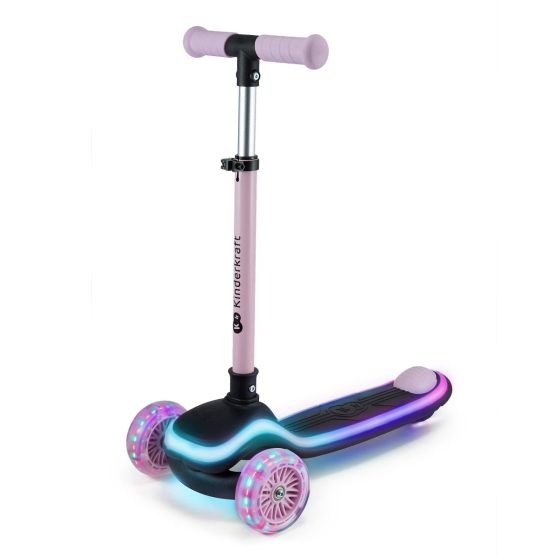 KinderKraft RAKET Trottinette à trois roues à LED Kinderkraft