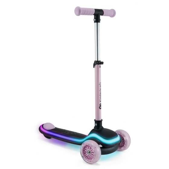 KinderKraft RAKET Trottinette à trois roues à LED Kinderkraft