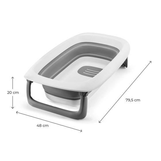 Bathtub with Changing table on frame