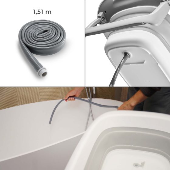 Bathtub with Changing table on frame