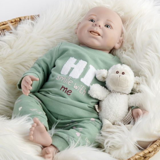 Nouveau-né 50cm 2,7kg - Poupon de Portage Lesté et Articulé