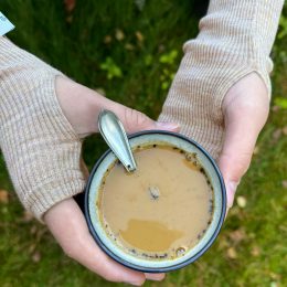 MaM ManyMonths Natural Woollies Long Fingerless Mittens - Driftwood Taupe