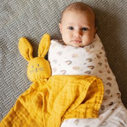 Petite&Mars - HUGO - Bamboo muslin comforter 0m+