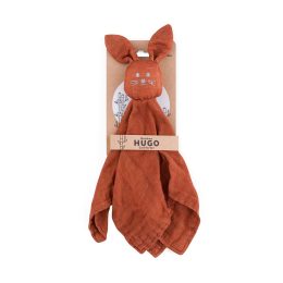 Petite&Mars - HUGO - Bamboo muslin comforter 0m+ - Cinnamon (orange foncée)