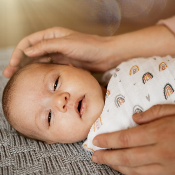 Petite&Mars - Misty-Set of 3  Bamboo muslin swaddles 120x120