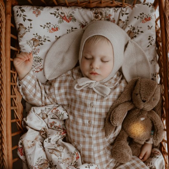 My Hummy Lapin - Peluche Sonore à Bruits Blancs et Veilleuse | Aide au Sommeil Bébé