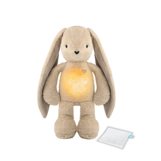 My Hummy Lapin - Peluche Sonore à Bruits Blancs et Veilleuse | Aide au Sommeil Bébé