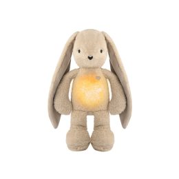 My Hummy Lapin - Peluche Sonore à Bruits Blancs et Veilleuse | Aide au Sommeil Bébé - Beige - 5 en 1