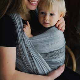 Little Frog Tencel Silver Path baby wrap