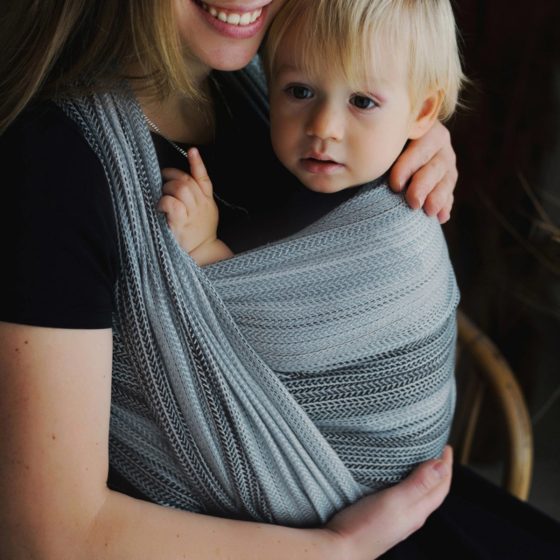Little Frog Tencel Silver Path baby wrap