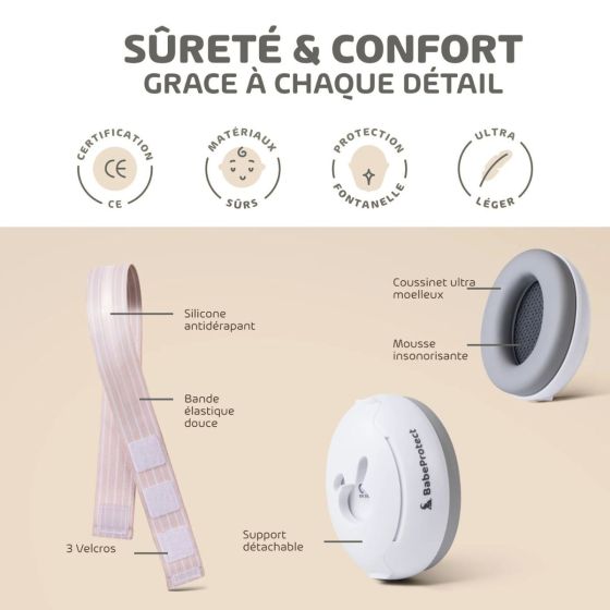 Babeprotect - Casque anti-bruit Earprotect pour bébés et enfants Babeprotect