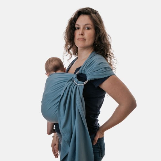 Naturioù Simply Sling Denim - écharpe de portage sans noeud