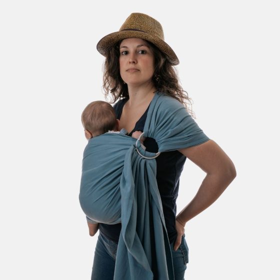 Naturioù Simply Sling Denim - écharpe de portage sans noeud