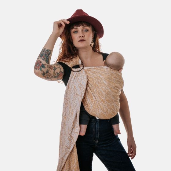 Naturiou Ring sling Millefeuille Ochre