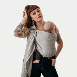 Naturiou Waffle Ring Sling Light Grey