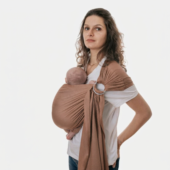 Naturioù R'Sling Mocha - Mesh Ring Sling