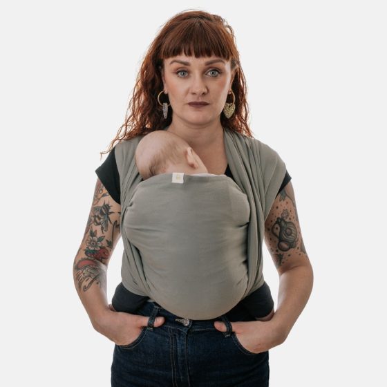 Naturioù Simply Wrap Vert Amande - Écharpe de portage tissée Naturiou