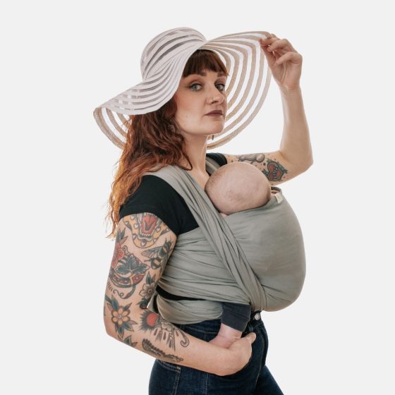 Naturioù Simply Wrap Vert Amande - Écharpe de portage tissée