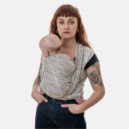 Naturiou Almond Green Leaves - Baby wrap