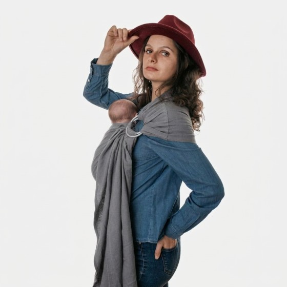 Naturiou Simply Sling Grey - Ring Sling