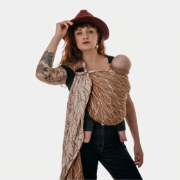 Naturiou Ring Sling Caramel Leaves