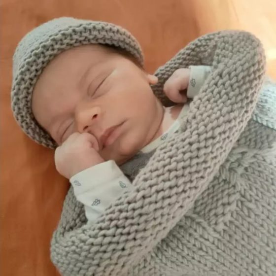 Ma Petite Laine Mon Cocon Premium - Cocon d'emmaillotage en laine mérinos