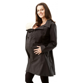 Trench Coat de portage et grossesse Mamalila