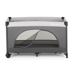 Petite&Mars - Nyja - Travel Cot - Urban Jungle Charcoal