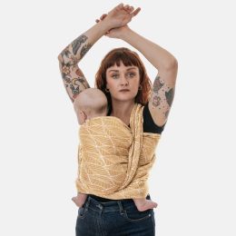 Naturiou Ocher Leaves - Baby wrap