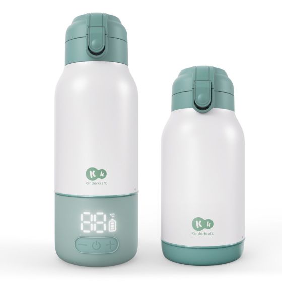 KinderKraft GAJA - Chauffe-biberon mobile et thermos 2-en-1