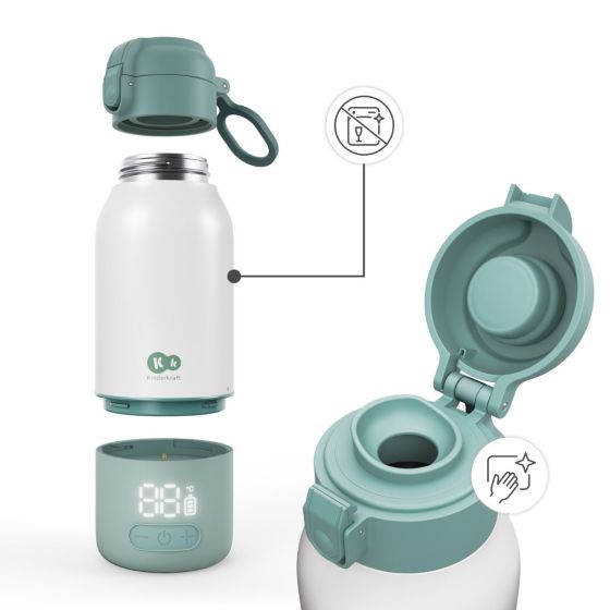 KinderKraft GAJA - Chauffe-biberon mobile et thermos 2-en-1