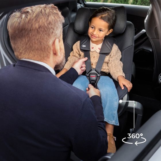Kinderkraft I-GUARD PRO i-Size Siège Auto Pivotant 360 new fabric (tissu mesh)