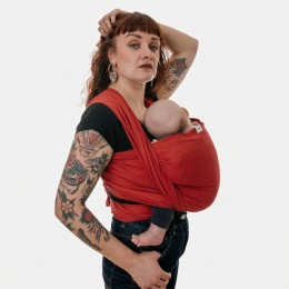 Naturiou Simply Wrap Paprika - Écharpe de portage tissée