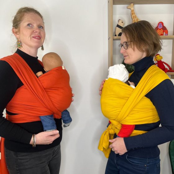 Naturiou Simply Wrap Paprika - Écharpe de portage tissée