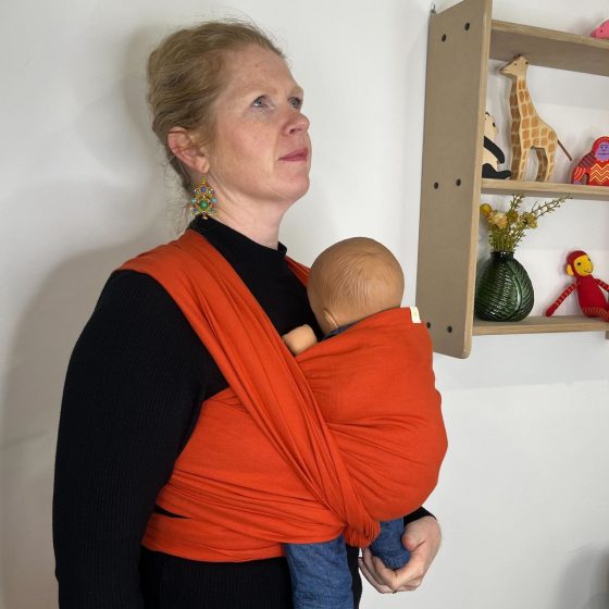 Naturiou Simply Wrap Paprika - Woven Wrap Broken Twill