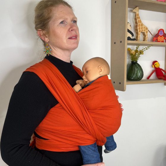 Naturiou Simply Wrap Paprika - Woven Wrap Broken Twill