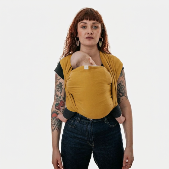 Naturioù Simply Wrap Curry - Écharpe de portage tissée