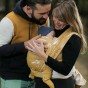 Naturiou Botany Ocher Baby wrap - Jacquard Baby wrap