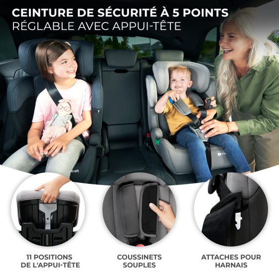 Kinderkraft Siège auto Comfort Up 2 I -Size 76-150 cm