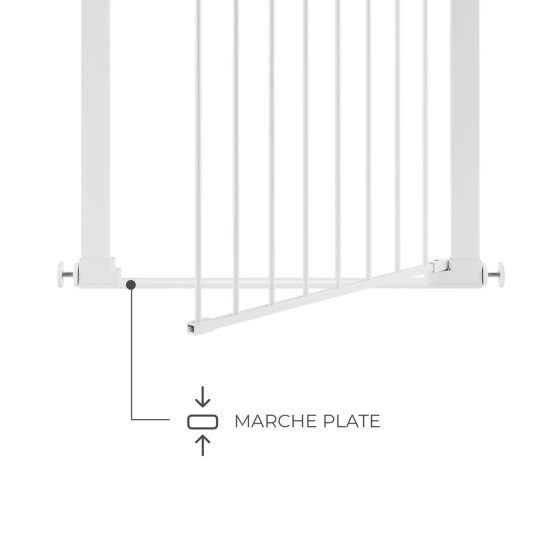 KinderKraft Safe Snap - Barrière de sécurité bébé sans perçage