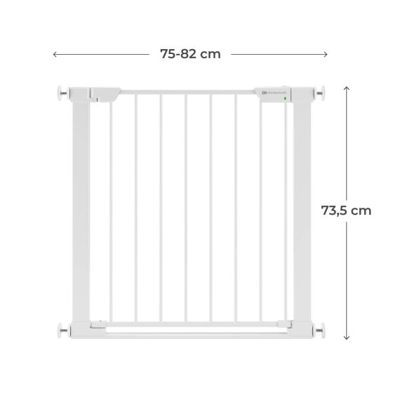 KinderKraft Safe Snap - Barrière de sécurité bébé sans perçage