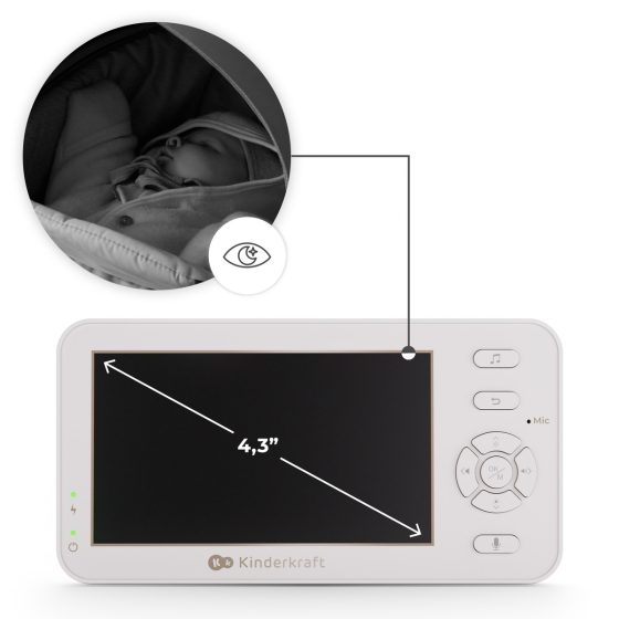 KinderKraft NITEEYE TRAVEL babyphone