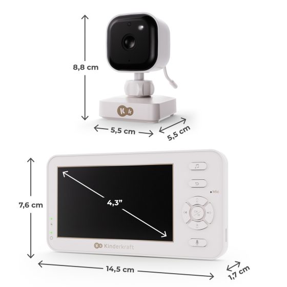 KinderKraft NITEEYE TRAVEL babyphone