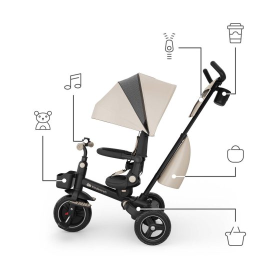 Kinderkraft SPINSTEP 2 PLUS Tricycle Évolutif Kinderkraft