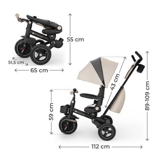 Kinderkraft SPINSTEP 2 PLUS Tricycle Évolutif Kinderkraft