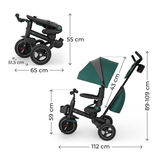 Kinderkraft SPINSTEP 2 PLUS Tricycle Évolutif