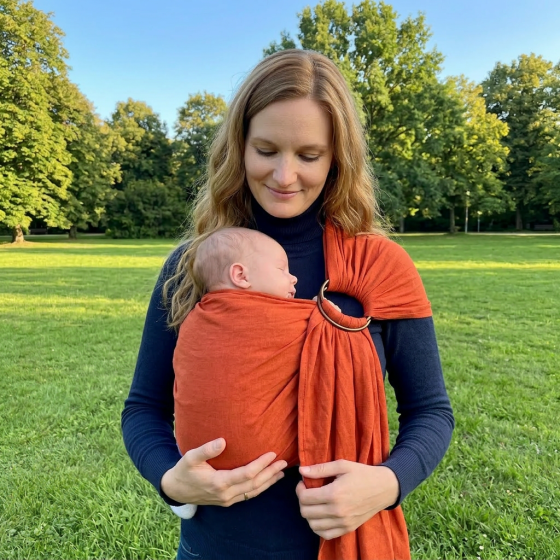 Naturiou Simply Sling Paprika - Ring Sling