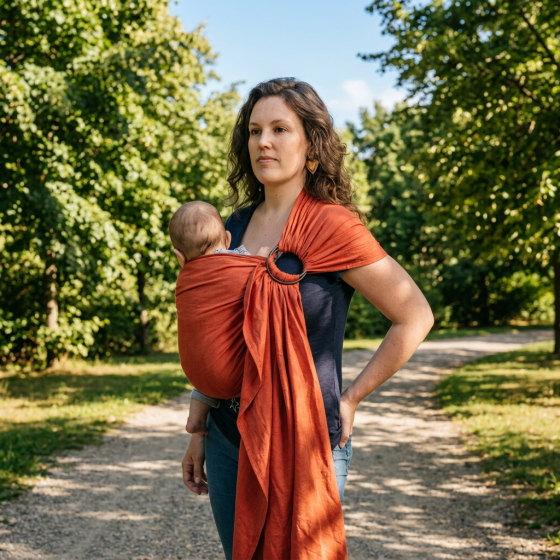 Naturiou Simply Sling Paprika - Ring Sling