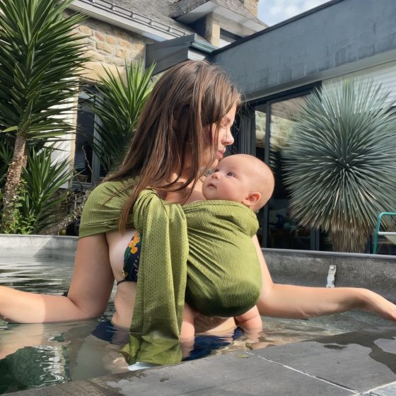 Naturioù R'Sling Olive Green - Mesh Ring Sling